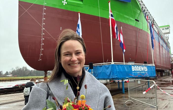 Skipsdåp av Hagland Polaris